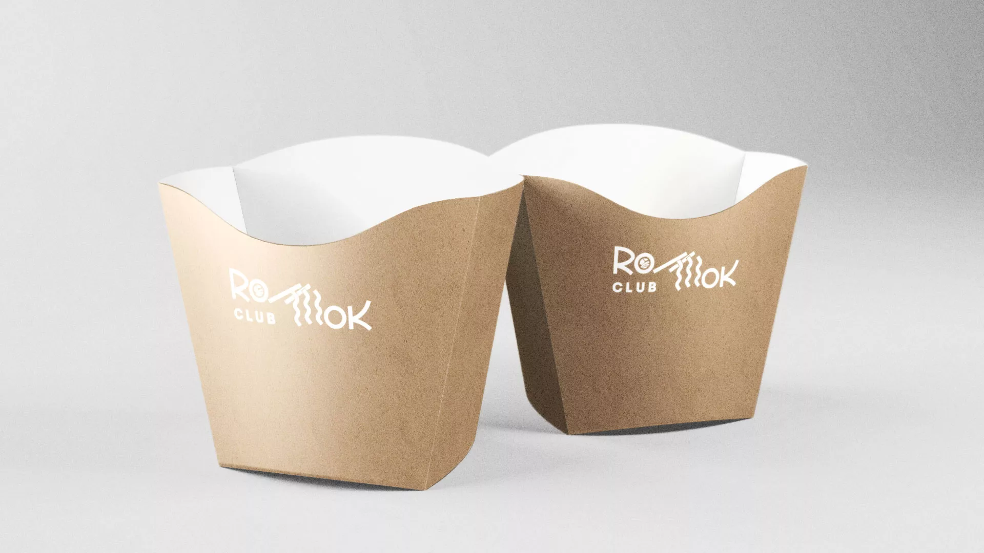 Создание логотипа суши-бара «Roll Wok Club» в Обояне